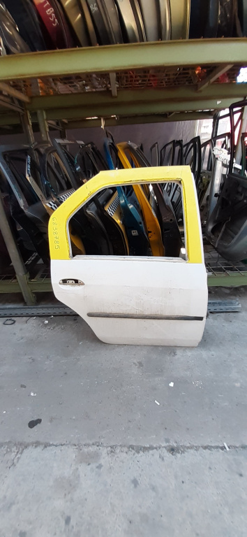 Usa / Portiera Dacia Logan (Ls) 2004-2012 Alb Spate Dreapta