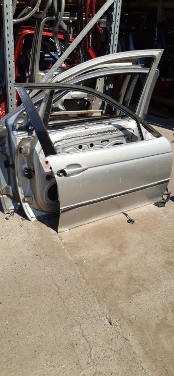 Usa / Portiera Dreapta Fata Bmw 3 (E46) 1998-2007 Alb Gri Sedan / Berlina