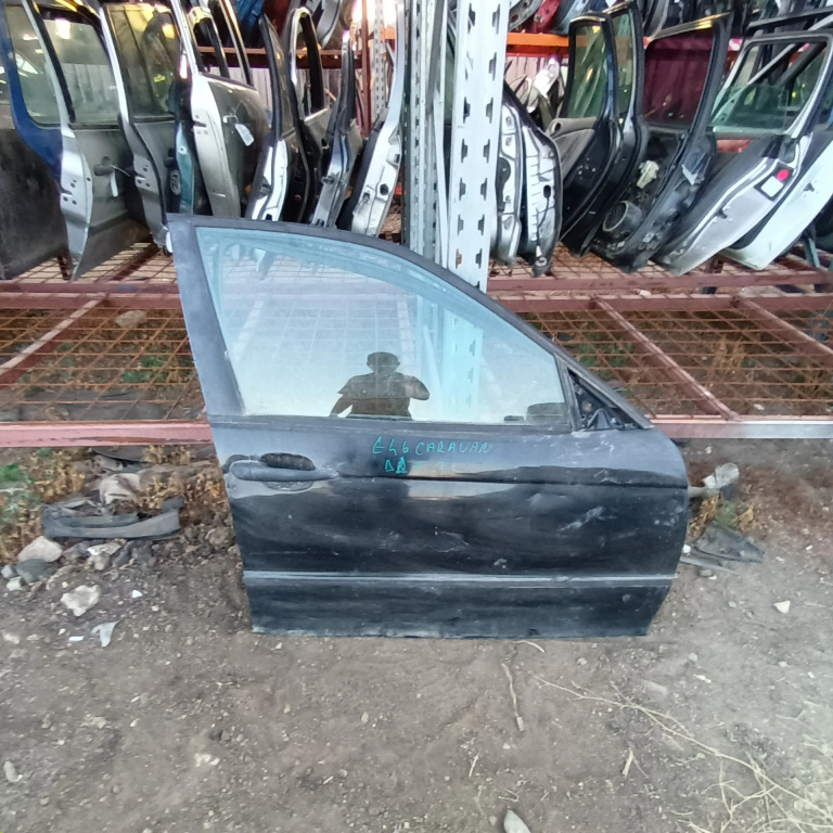 Usa / Portiera Dreapta Fata Bmw 3 (E46) 1998-2007 Negru