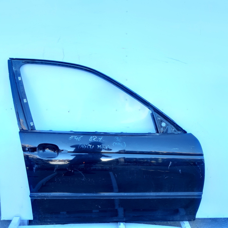 Usa / Portiera Dreapta Fata Bmw 3 (E46) 1998-2007 Albastru Negru