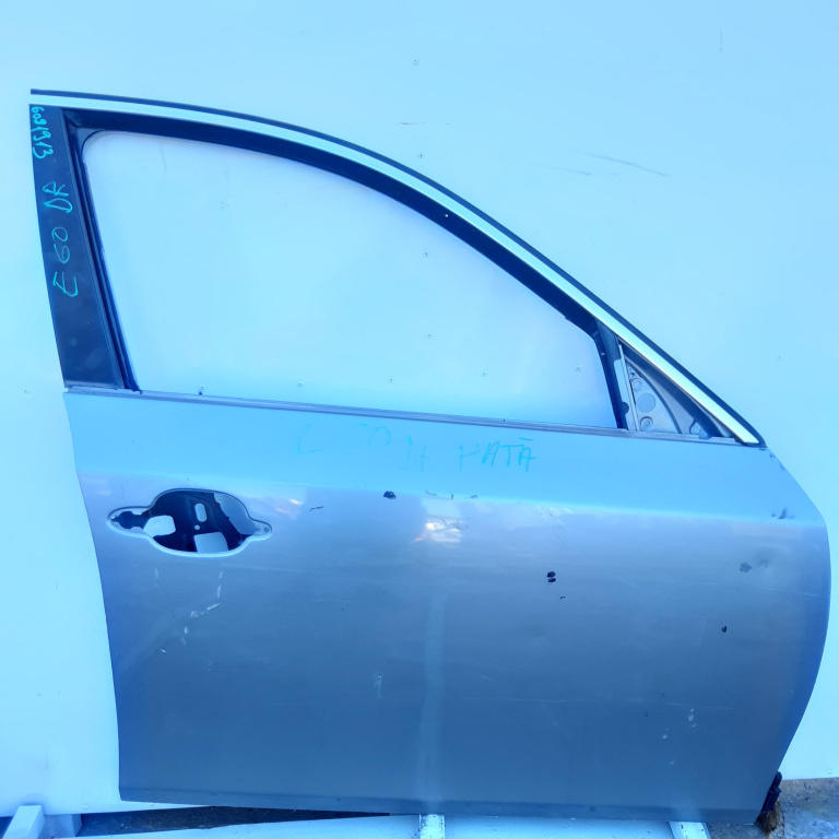 Usa / Portiera Dreapta Fata Bmw 5 (E60, E61) 2003-2010 Albastru Gri