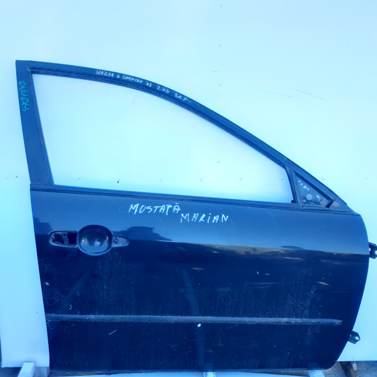 Usa / Portiera Dreapta Fata Mazda 6 (Gg) 2002-2008 Albastru Negru