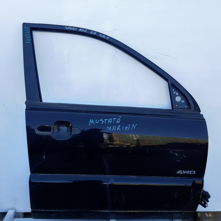 Usa / Portiera Dreapta,fata,Negru Kia SPORTAGE (JE, KM) 2004 - 2010