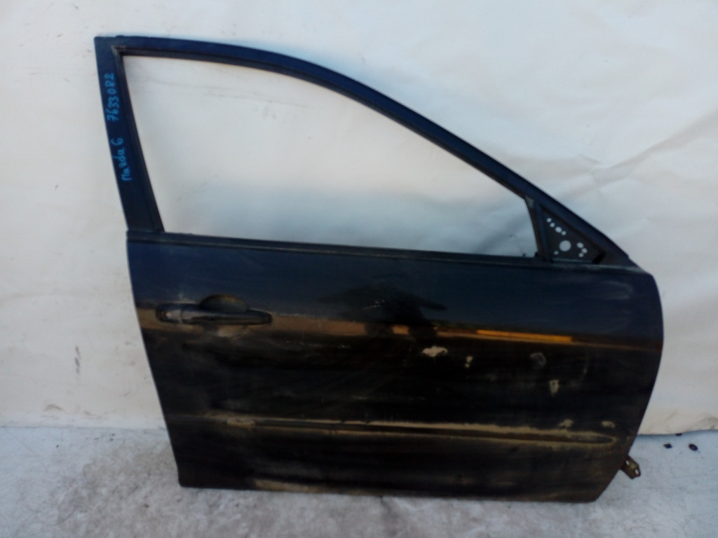 Usa / Portiera Dreapta,fata,Negru Mazda 6 (GG) 2002 - 2008