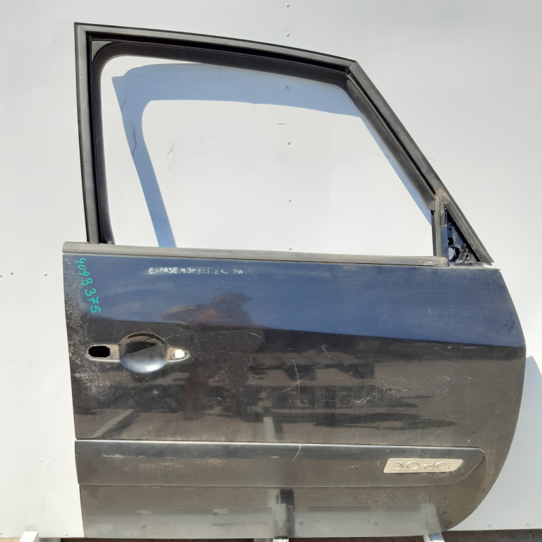 Usa / Portiera Dreapta,fata,Negru Renault ESPACE Mk4 2002 - 2014