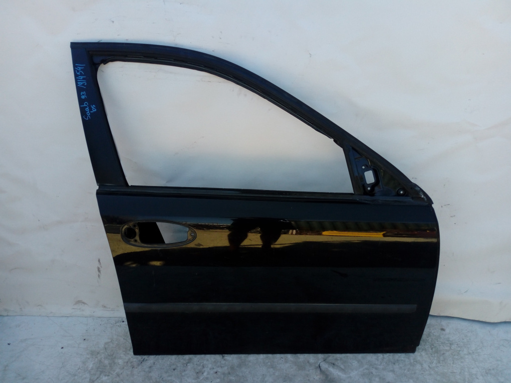 Usa / Portiera Dreapta,fata,Negru Saab 9-3 (YS3F) 2003 - 2012