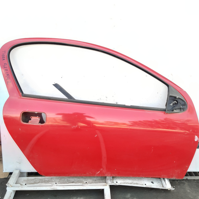 Usa / Portiera Dreapta Fata Opel Tigra A (95) 1994-2000 Rosu