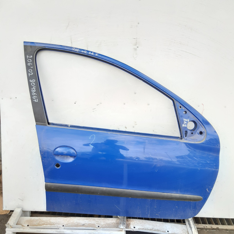 Usa / Portiera Dreapta Fata Peugeot 206 1998-2013 Albastru
