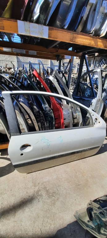 Usa / Portiera Dreapta Fata Peugeot 206 1998-2013 Alb