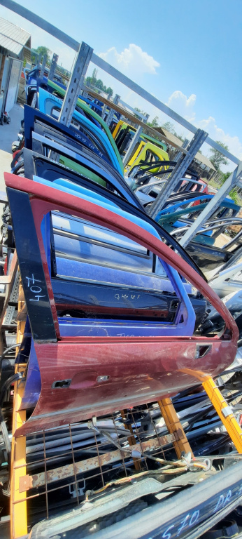 Usa / Portiera Dreapta,fata,Rosu Peugeot 407 2004 - 2011