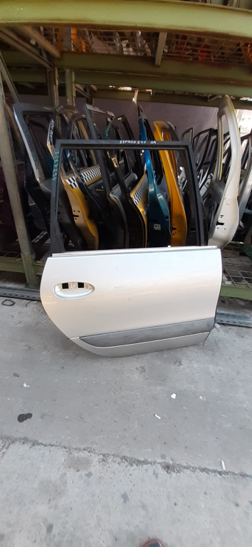 Usa / Portiera Dreapta,spate,Alb,Gri Renault ESPACE Mk4 2002 - 2014