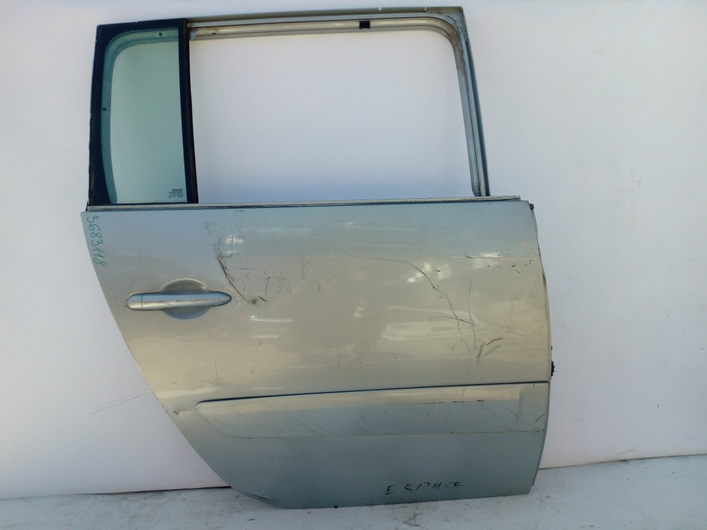 Usa / Portiera Dreapta,spate,Alb,Gri Renault ESPACE Mk4 2002 - 2014