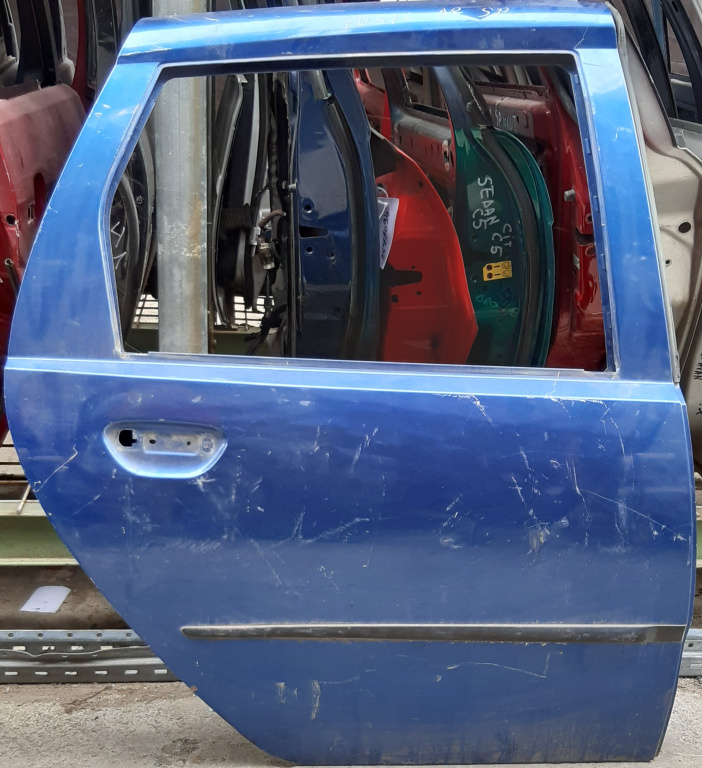 Usa / Portiera Dreapta,spate,Albastru Fiat PUNTO (188) 1999 - 2010