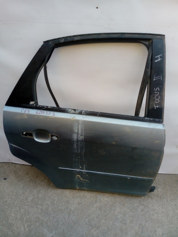 Usa / Portiera Dreapta,spate,Albastru,Gri Ford FOCUS Mk 2 2005 - 2010