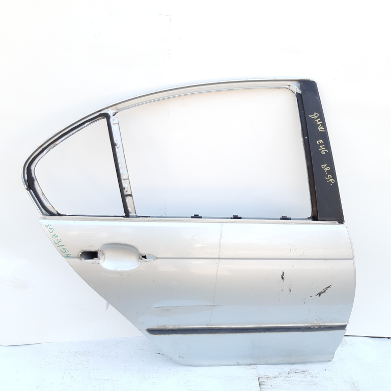 Usa / Portiera Dreapta Spate Bmw 3 (E46) 1998-2007 Alb Gri