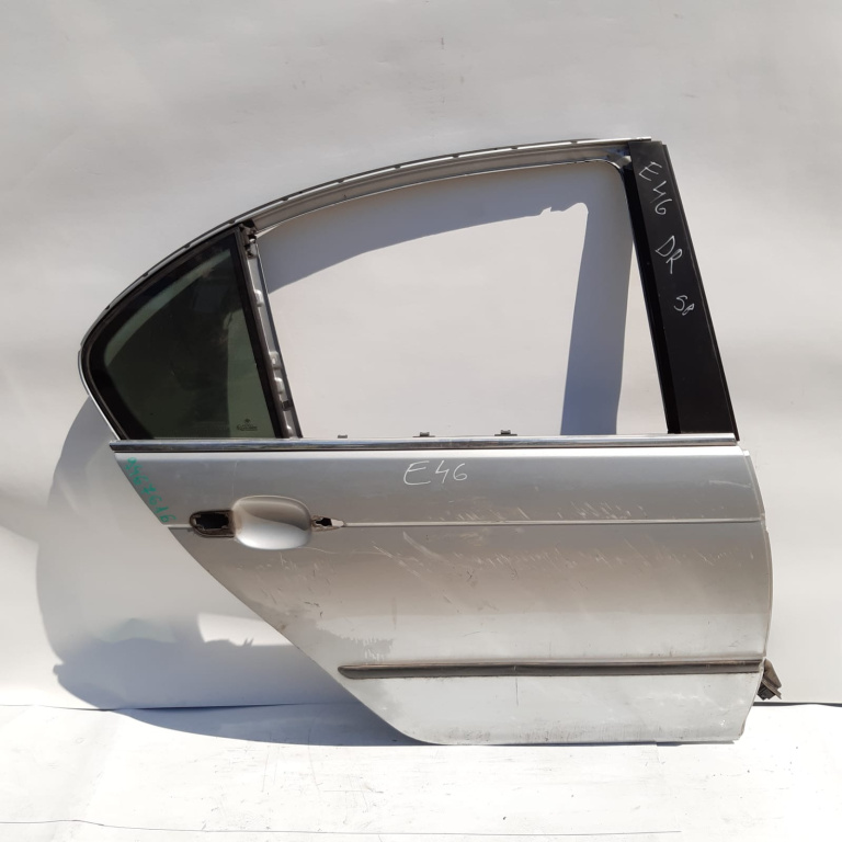 Usa / Portiera Dreapta Spate Bmw 3 (E46) 1998-2007 Alb Gri