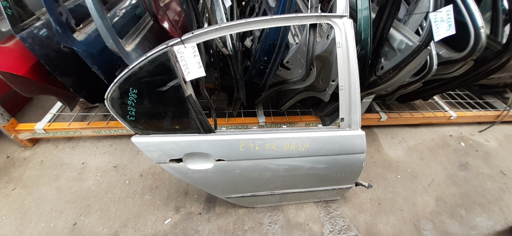 Usa / Portiera Dreapta Spate Bmw 3 (E46) 1998-2007 Alb Gri