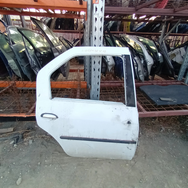 Usa / Portiera Dreapta Spate Dacia Logan (Ls) 2004-2012 Alb