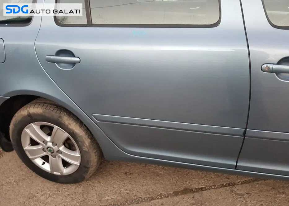 Usa Portiera Dreapta Spate Dezechipata Skoda Octavia 2 Facelift Break Combi 2008 - 2013 Culoare 9154 [L1100]