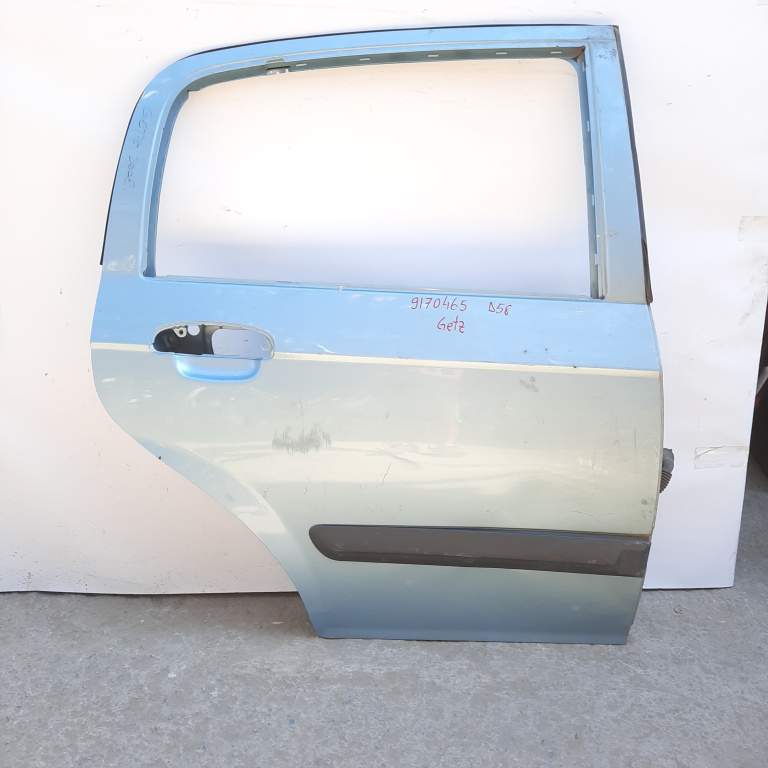Usa / Portiera Dreapta Spate Hyundai Getz (Tb) 2002-2011 Alb Albastru