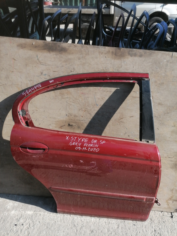 Usa / Portiera Dreapta Spate Jaguar X-Type (Cf1) 2001-2009 Rosu