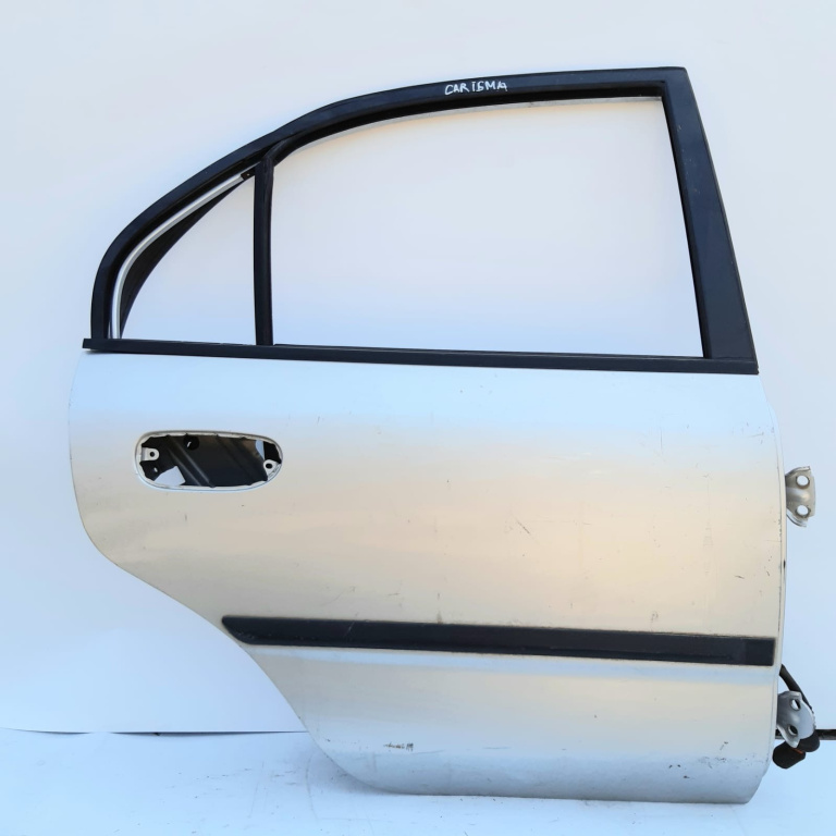 Usa / Portiera Dreapta Spate Mitsubishi Carisma 1995-2004 Alb Gri