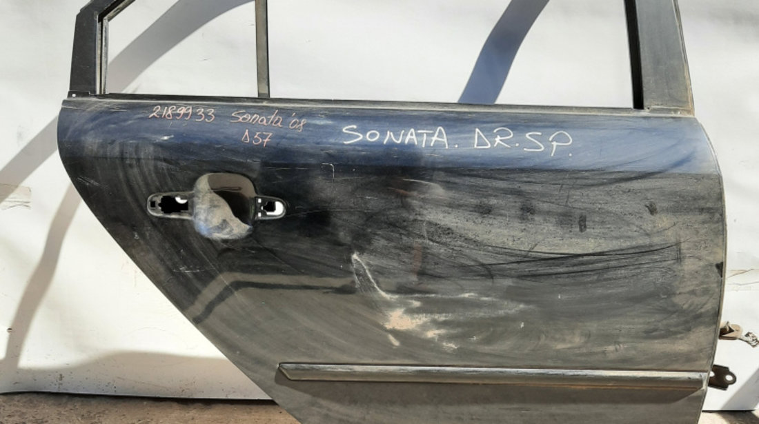 Usa / Portiera Dreapta,spate,Negru Hyundai SONATA 5 (NF) 2005 - 2010