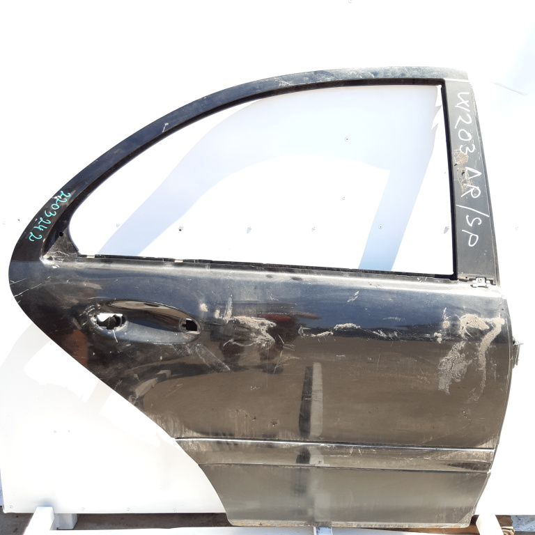 Usa / Portiera Dreapta,spate,Negru Mercedes-Benz C-CLASS (W203) 2000 - 2007
