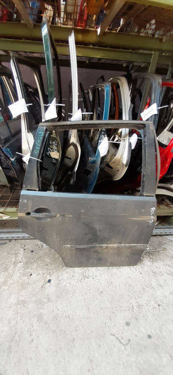 Usa / Portiera Dreapta,spate,Negru VW POLO (9N, 9N3) 2002 - 2010