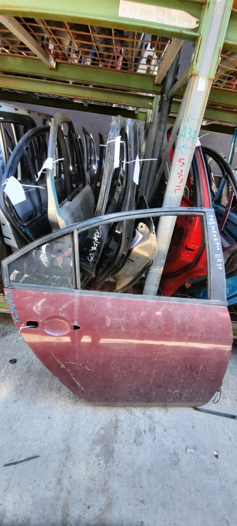 Usa / Portiera Dreapta Spate Nissan Primera (P12, Wp12) 2002-2007 Portocaliu Rosu