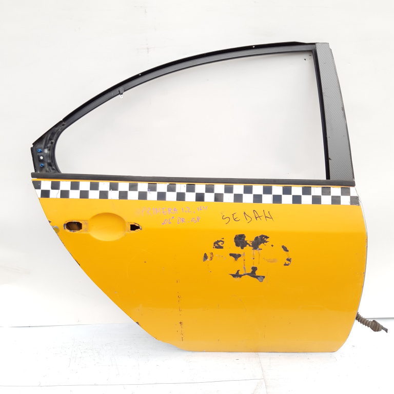 Usa / Portiera Dreapta Spate Nissan Primera (P12, Wp12) 2002-2007 Galben