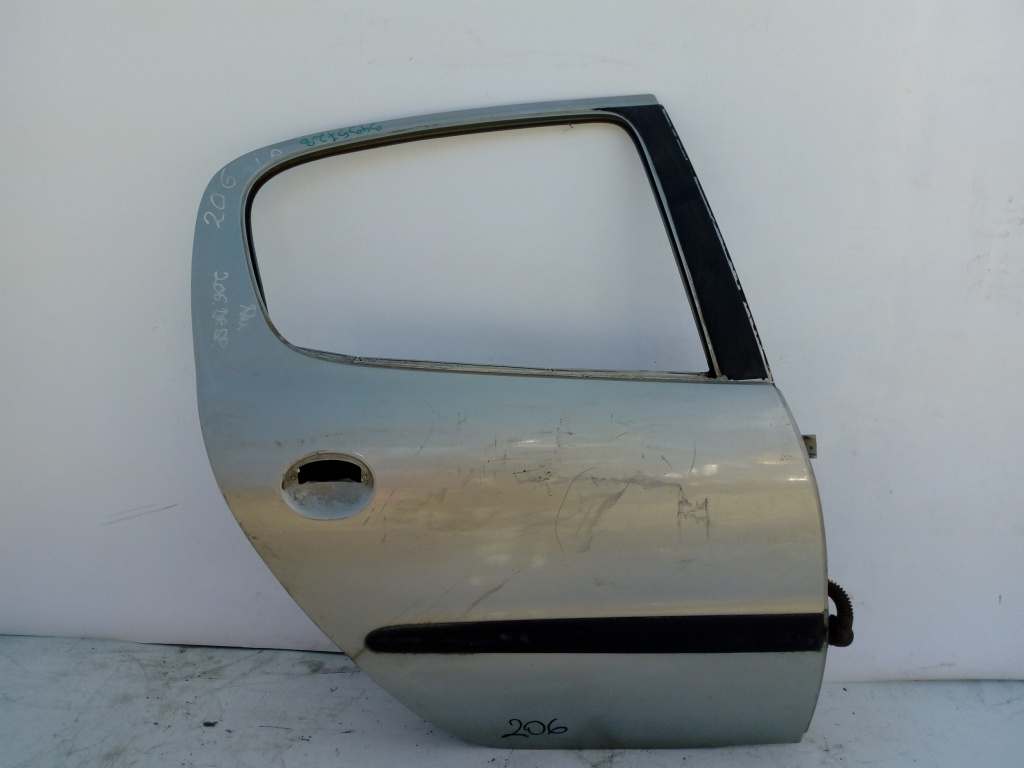 Usa / Portiera Dreapta Spate Peugeot 206 1998-2013 Alb Gri