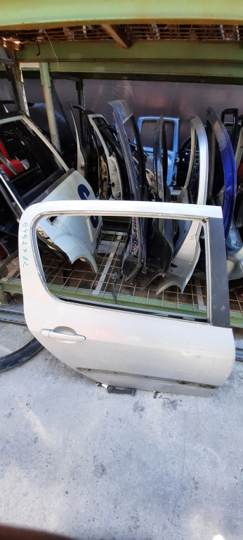 Usa / Portiera Dreapta Spate Peugeot 307 2001-2008 Alb Gri