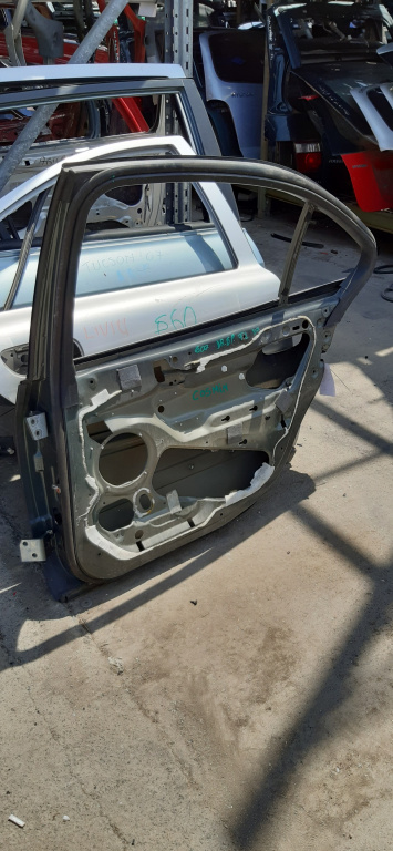 Usa / Portiera Dreapta Spate Peugeot 607 (9D, 9U) 1999-2010 Verde