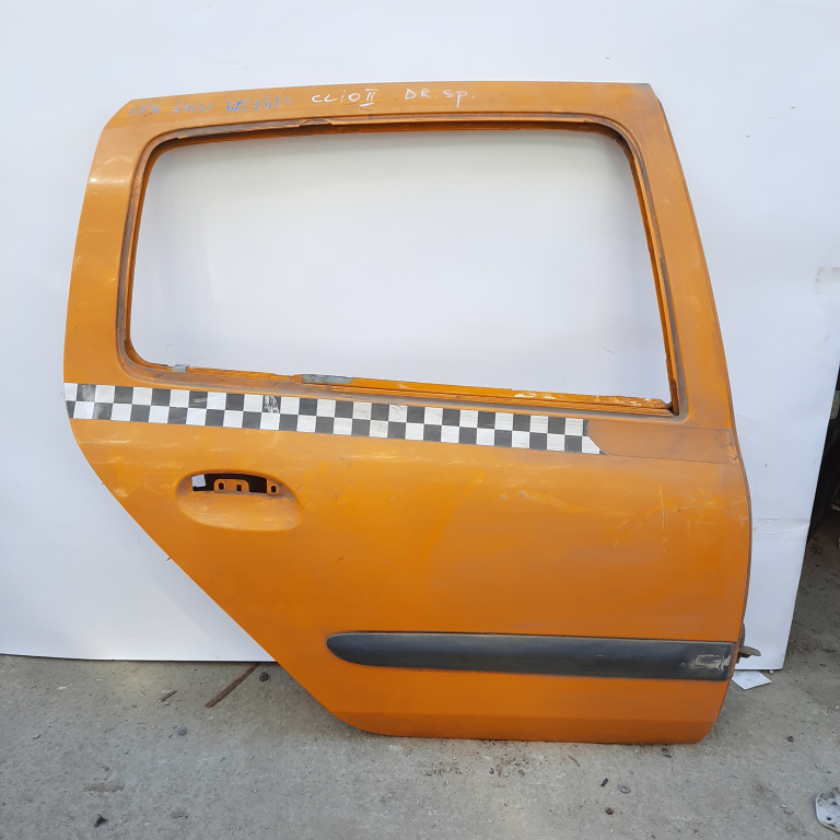 Usa / Portiera Dreapta Spate Renault Clio 2 / Symbol 1 1998-2008 Portocaliu