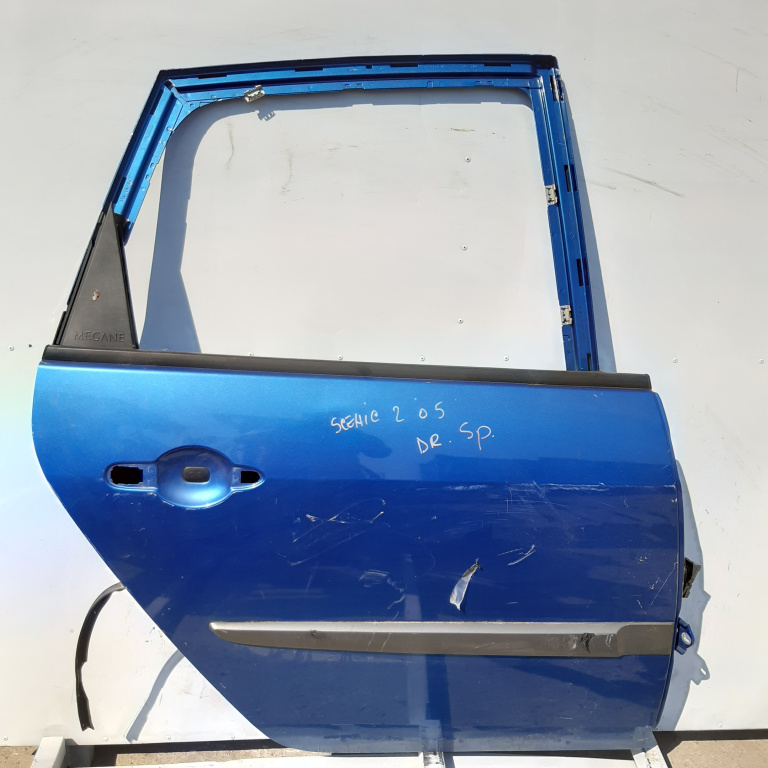 Usa / Portiera Dreapta Spate Renault Scenic 2 (Jm0/1) 2003-2009 Albastru