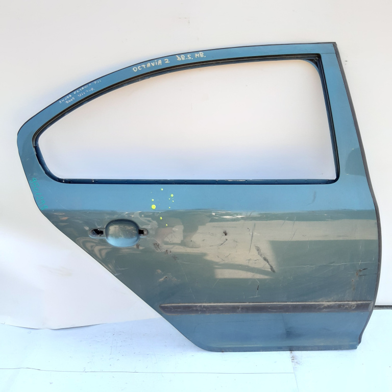 Usa / Portiera Dreapta Spate Skoda Octavia 2 (1Z) 2004-2013 Gri Verde