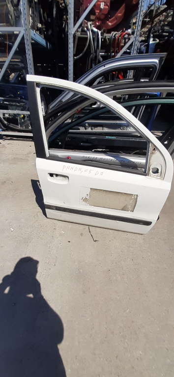Usa / Portiera Fiat Panda (169) 2003-2012 Alb Fata Dreapta