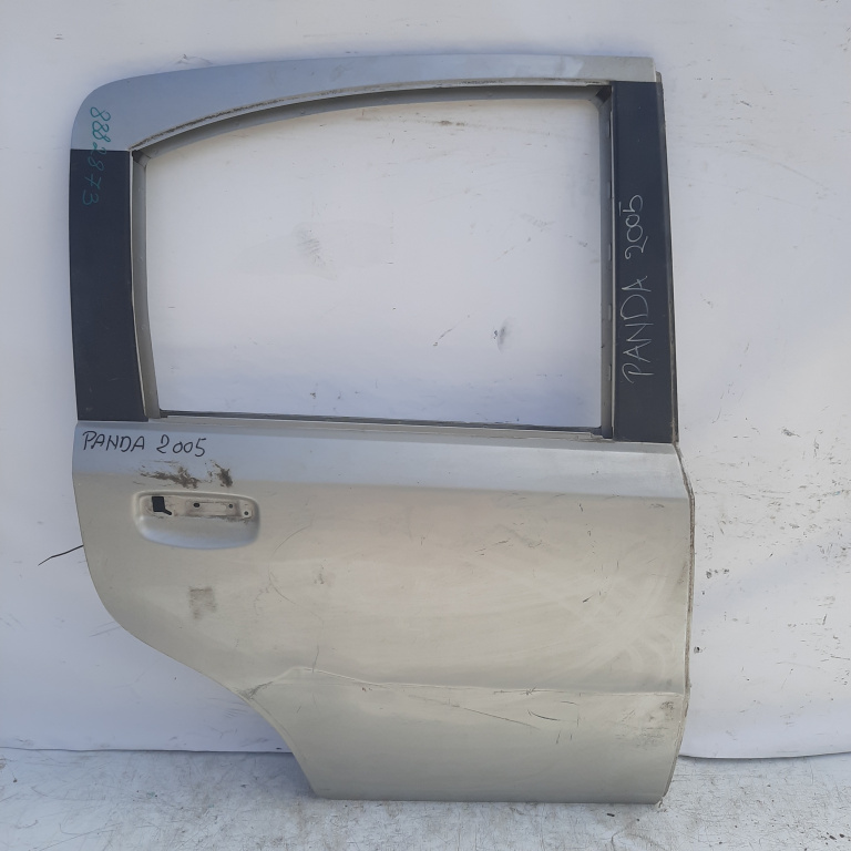 Usa / Portiera Fiat Panda (169) 2003-2012 Alb Gri Spate Dreapta