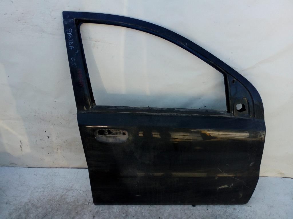 Usa / Portiera Fiat Panda (169) 2003-2012 Negru Fata Dreapta