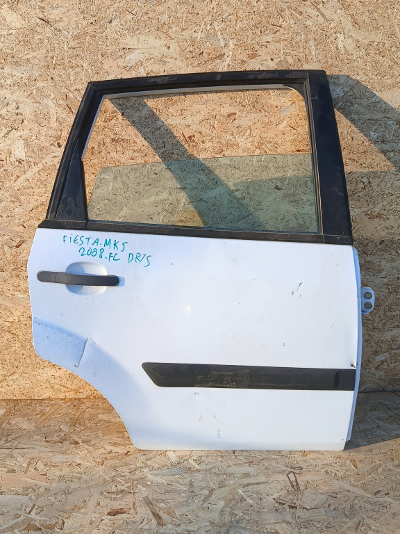 Usa / Portiera Ford Fiesta Mk 5 2002-2008 Alb Spate Dreapta