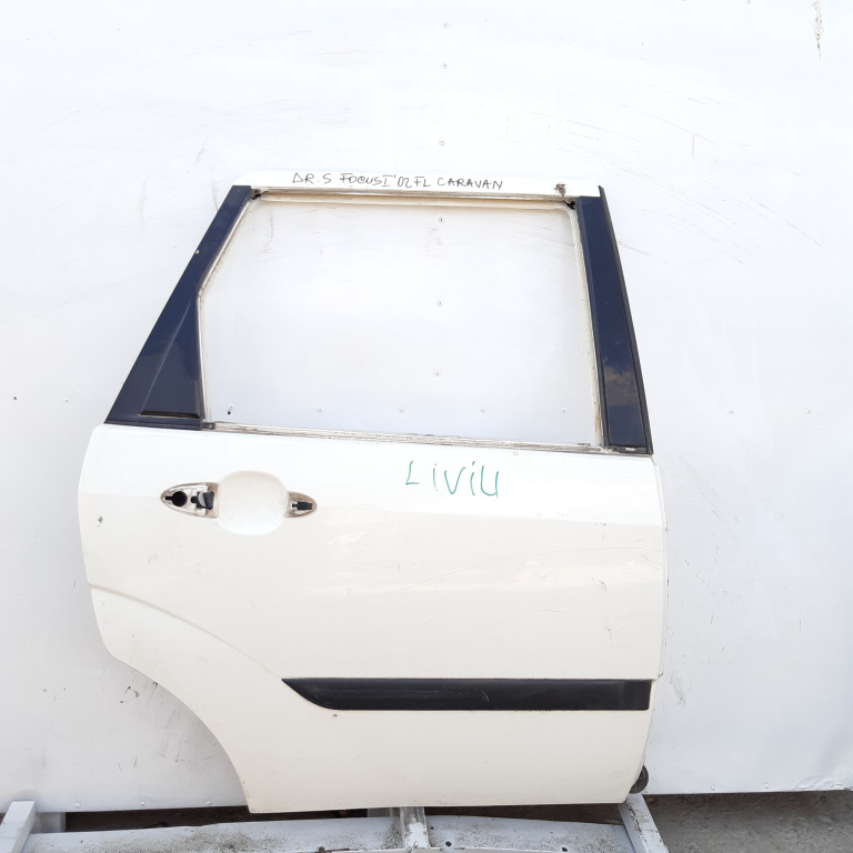 Usa / Portiera Ford Focus Mk 1 1998-2004 Alb Spate Dreapta Break / Caravan / Station Wagon