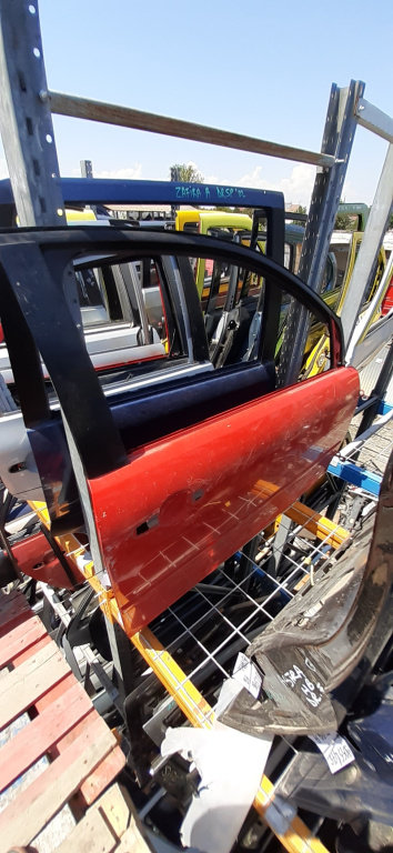 Usa / Portiera Ford Focus Mk 2 2005-2010 Portocaliu Rosu Fata Dreapta