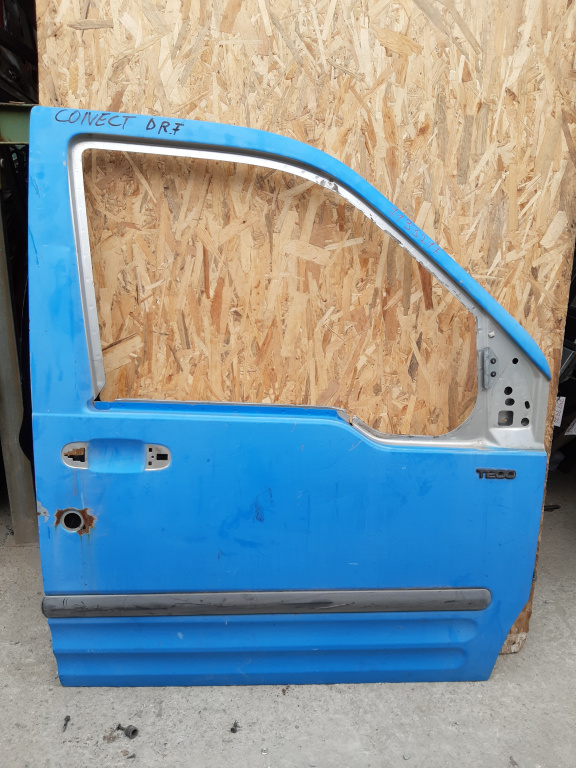 Usa / Portiera Ford Transit Connect Mk 1 2002-2013 Albastru Fata Dreapta
