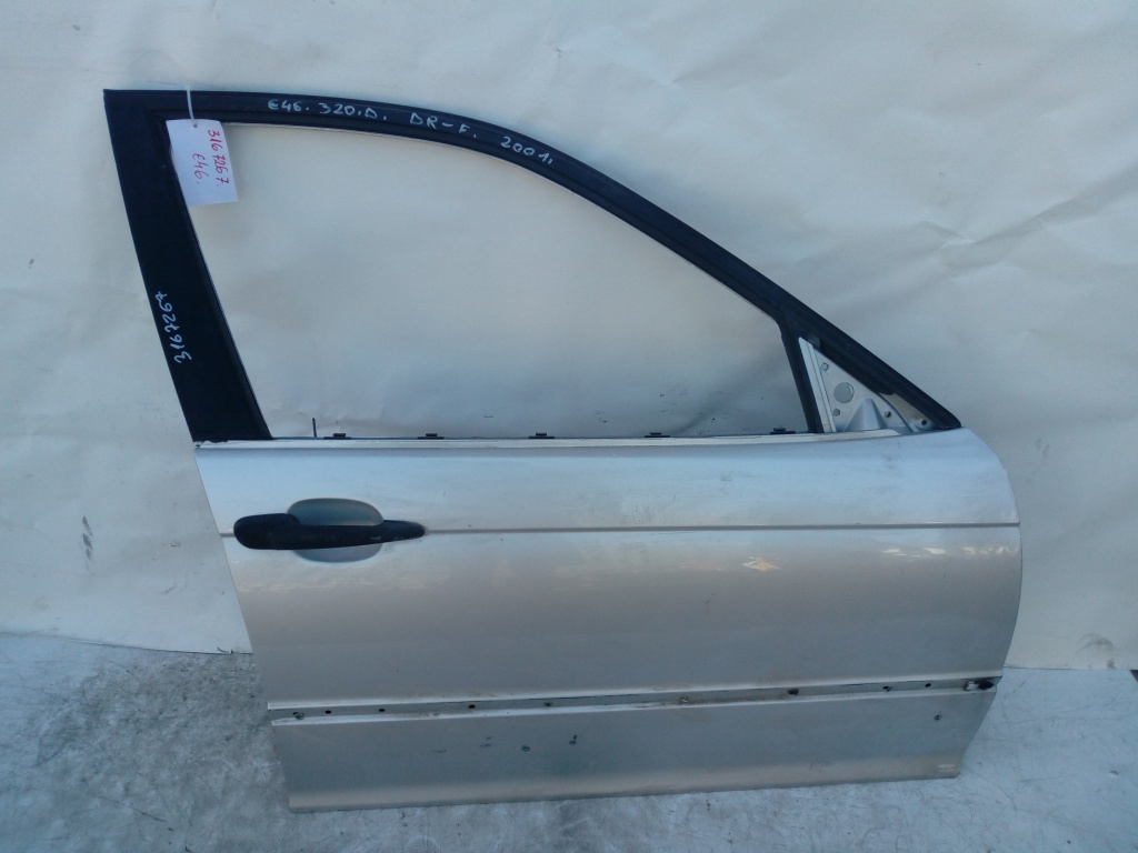 Usa / Portiera Gri,Negru,fata,dreapta,sedan / Berlina BMW 3 (E46) 1998 - 2007