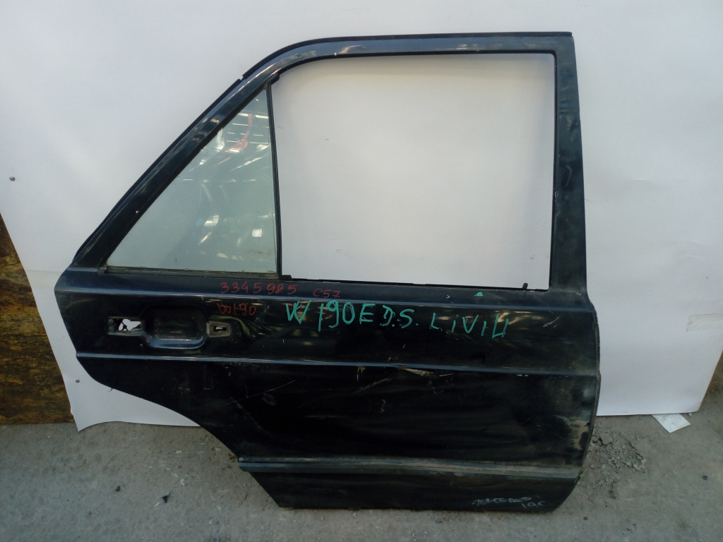 Usa / Portiera Mercedes-Benz 190 (W201) 1982-1993 Albastru Spate Dreapta Sedan / Berlina
