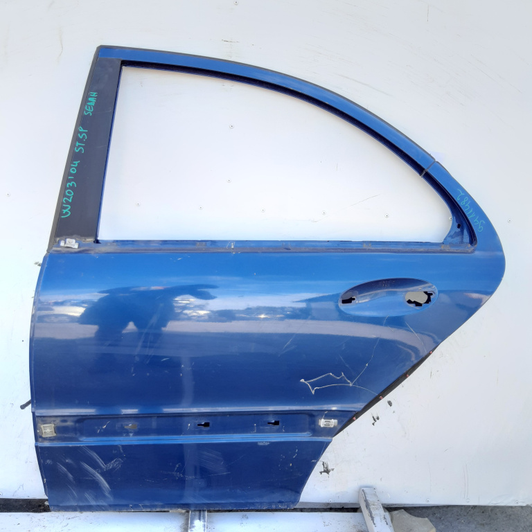 Usa / Portiera Mercedes-Benz C-Class (W203) 2000-2007 Albastru Spate Stanga Sedan / Berlina