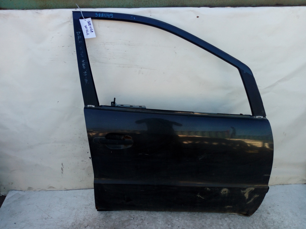 Usa / Portiera Negru,fata,dreapta Mercedes-Benz A-CLASS (W168) 1997 - 2004