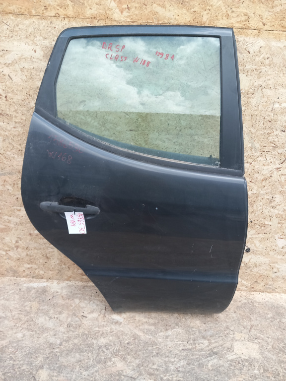 Usa / Portiera Negru,spate,dreapta Mercedes-Benz A-CLASS (W168) 1997 - 2004
