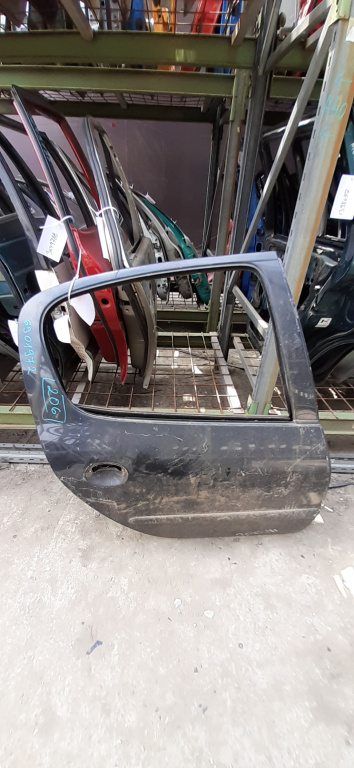 Usa / Portiera Negru,spate,dreapta Peugeot 206 1998 - 2013